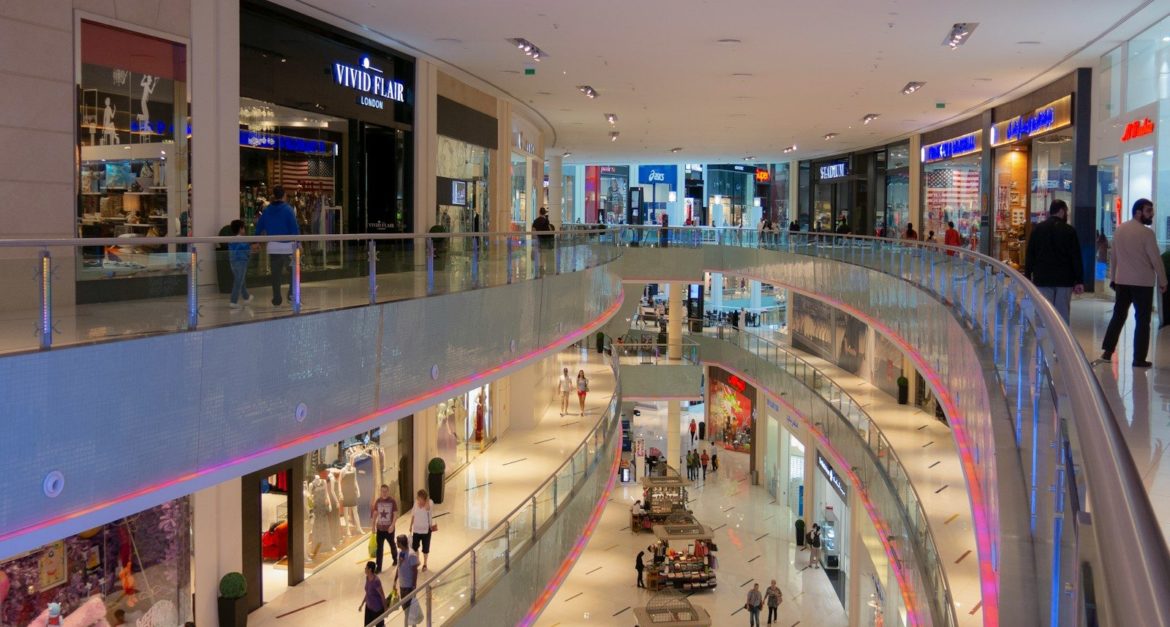 top view mall interior photo
